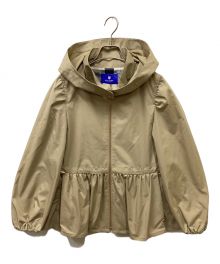 BLUE LABEL CRESTBRIDGE（ブルーレーベルクレストブリッジ）の古着「ハイマルチマットタフタショートブルゾン」｜ベージュ