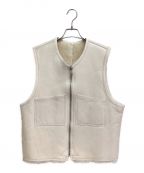 OUR LEGACYアワーレガシー）の古着「REVERSIBLE SHEARLING VEST（リバーシブルシアリングベスト）」｜ベージュ