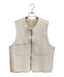 OUR LEGACY（アワーレガシー）の古着「REVERSIBLE SHEARLING VEST（リバーシブルシアリングベスト）」｜ベージュ