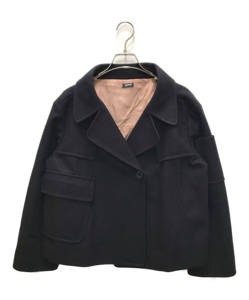 JIL SANDER NAVY（ジルサンダー ネイビー）JIL SANDER NAVY (ジルサンダー ネイビー) ショートマルチポケットコート ネイビー サイズ:36の古着・服飾アイテム