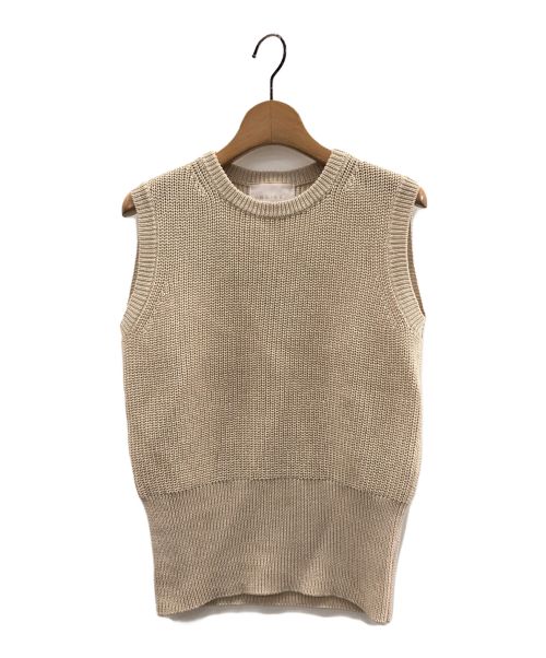 BEIGE（ベイジ）BEIGE (ベイジ) サマーニットベスト ベージュ サイズ:4の古着・服飾アイテム