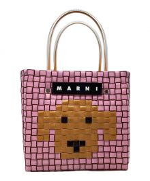 MARNI（マルニ）の古着「アニマルバスケットバッグ」｜ピンク