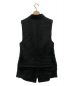 D.HYGEN (ディーハイゲン) Linen tailored Vest ブラック サイズ:2：10000円