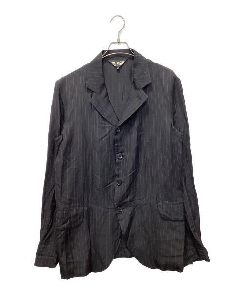 BLACK COMME des GARCONS（ブラック コムデギャルソン）BLACK COMME des GARCONS (ブラック コムデギャルソン) テーラードジャケット ブラック サイズ:Lの古着・服飾アイテム