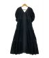 MURRAL（ミューラル）の古着「Wave cotton tiered dress」｜ブラック