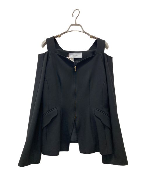 MURRAL（ミューラル）MURRAL (ミューラル) Melt off shoulder jacket ブラック サイズ:2の古着・服飾アイテム