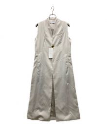 MURRAL（ミューラル）の古着「Monochrome long gilet」｜アイボリー