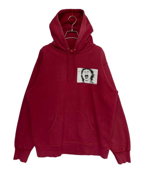 SUPREME（シュプリーム）SUPREME (シュプリーム) AKIRA (アキラ) Patches Hooded Sweatshirt バーガンディー サイズ:Lの古着・服飾アイテム