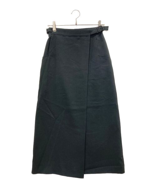 STEVEN ALAN（スティーブンアラン）STEVEN ALAN (スティーブンアラン) BACK SATIN TIGHT SKIRT ブラック サイズ:SIZE Mの古着・服飾アイテム