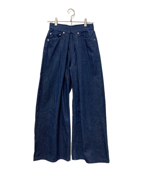 JOHN LAWRENCE SULLIVAN（ジョンローレンスサリバン）JOHN LAWRENCE SULLIVAN (ジョンローレンスサリバン) INDIGO WIDE DENIM PANTS インディゴ サイズ:SIZE ６の古着・服飾アイテム