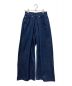 JOHN LAWRENCE SULLIVAN（ジョンローレンスサリバン）の古着「INDIGO WIDE DENIM PANTS」｜インディゴ