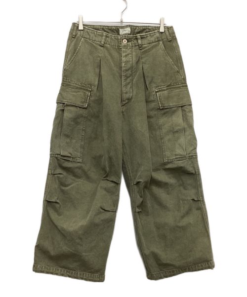 HERILL（ヘリル）HERILL (ヘリル) Duck Jungle Fatiguepants オリーブ サイズ:表記なしの古着・服飾アイテム