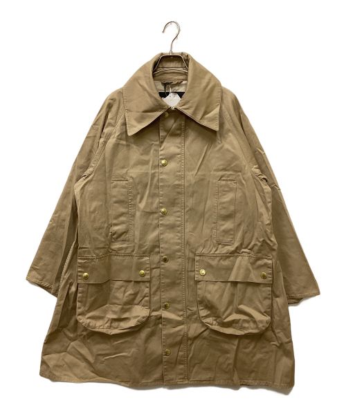 Barbour（バブアー）Barbour (バブアー) OVER SIZE BEAUFORT BIG COLLAR/オーバーサイズビューフォートビッグカラーコート ベージュ サイズ:表記なしの古着・服飾アイテム