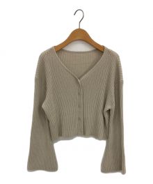 L'appartement（アパルトモン）の古着「Boucle 2way Short Cardigan」｜ベージュ