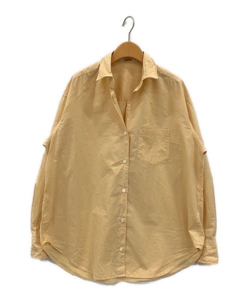 MUSE de Deuxieme Classe（ミューズ ドゥーズィエム クラス）MUSE de Deuxieme Classe (ミューズ ドゥーズィエム クラス) COTTON WASH シャツ オレンジ サイズ:Fの古着・服飾アイテム