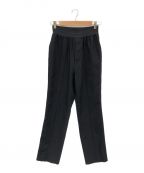 beautiful peopleビューティフルピープル）の古着「RyW Herringbone Elestic Waist Pants」｜ブラック