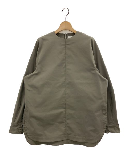 HYKE（ハイク）HYKE (ハイク) TASLAN TWILL TOP グレー サイズ:2の古着・服飾アイテム