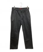 SUPREMEシュプリーム）の古着「Monogram Work Pant」｜ブラック