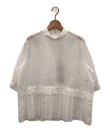 WHYTO（ホワイト）の古着「Hem pleats blouse」｜ホワイト