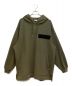 DRIES VAN NOTEN（ドリスヴァンノッテン）の古着「21SS Tape design pullover hoodie (テープデザインプルオーバーフーディ)」｜カーキ