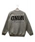 中古・古着 WIND AND SEA (ウィンド アンド シー) GOD SELECTION XXX (ゴッドセレクショントリプルエックス) CREWNECK SWEAT /クルーネックスウェット グレー サイズ:M：16000円