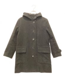 MARGARET HOWELL（マーガレットハウエル）の古着「MOLESKIN COAT」｜ブラック