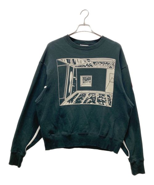 C.E（シーイー キャブエンプト）C.E (シーイー キャブエンプト) UNBALANCE PROGRESS CREW NECK ブラック サイズ:Sの古着・服飾アイテム