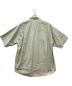 AURALEE (オーラリー) WASHED FINX TWILL HALF SLEEVED BIG SHIRTS ライトグリーン サイズ:3：10000円