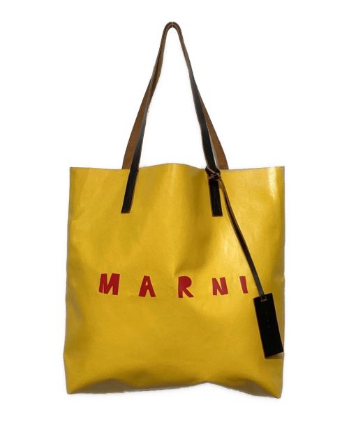 MARNI（マルニ）MARNI (マルニ) コーティングPVC ショッピングバッグ イエローの古着・服飾アイテム