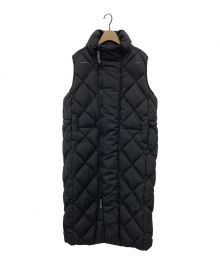 G-STAR RAW（ジースターロゥ）の古着「G-WHISTLER PADDED EXTRA LONG SLEEVELESS PUFFER」｜ブラック