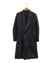 COMME des GARCONS HOMME PLUS（コムデギャルソンオムプリュス）の古着「ダブルブレストコート」｜ブラック