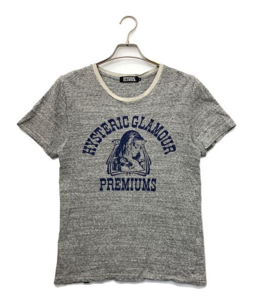 Hysteric Glamour（ヒステリックグラマー）Hysteric Glamour (ヒステリックグラマー) PREMIUMS Tシャツ グレー サイズ:Sの古着・服飾アイテム