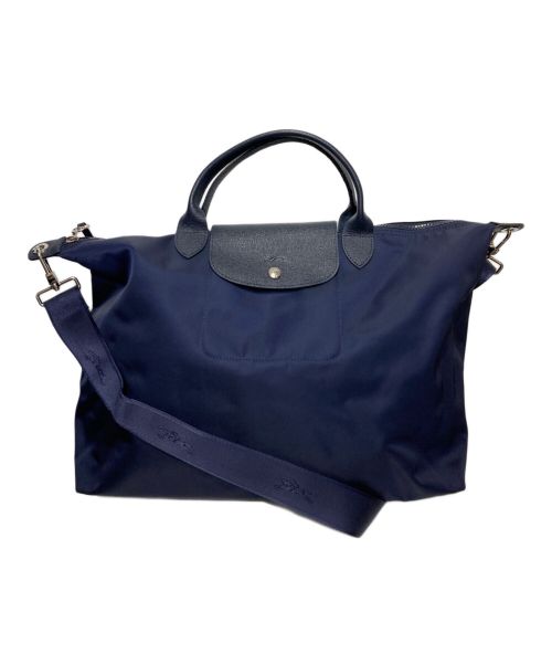 LONGCHAMP（ロンシャン）LONGCHAMP (ロンシャン) トートバッグ ネイビーの古着・服飾アイテム