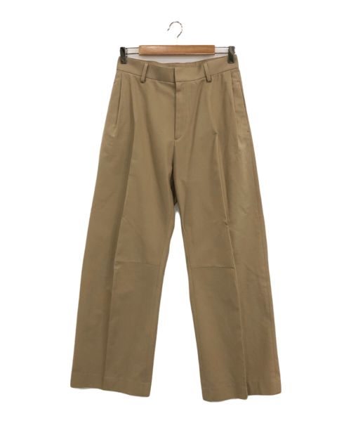 MUSE de Deuxieme Classe（ミューズ ドゥーズィエム クラス）MUSE de Deuxieme Classe (ミューズ ドゥーズィエム クラス) TUCK CHINO WIDE パンツ ベージュ サイズ:38の古着・服飾アイテム