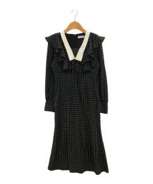 HER LIP TO（ハーリップトゥ）の古着「Costes Midi Dress」｜ブラック