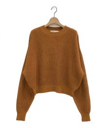 L'appartement（アパルトモン）の古着「LINEN BOYS KNIT」｜オレンジ