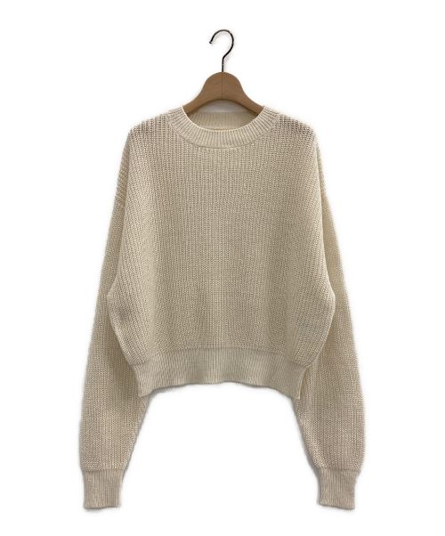 L'appartement（アパルトモン）L'appartement (アパルトモン) LINEN BOYS KNIT ホワイト サイズ:-の古着・服飾アイテム