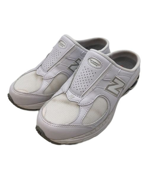 NEW BALANCE（ニューバランス）NEW BALANCE (ニューバランス) BEAMS別注2002ミュール ホワイト サイズ:SIZE 23.5cmの古着・服飾アイテム