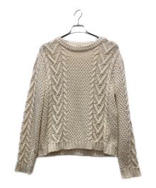 Max Mara WEEK END LINE（マックスマーラ ウイークエンドライン）の古着「Sagoma Cable Knit」｜アイボリー