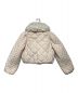 epine (エピヌ) fur ribbon quilting short down coat アイボリー サイズ:不明：9000円