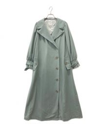 HER LIP TO（ハーリップトゥ）の古着「Belted Dress Trench Coat」｜グリーン