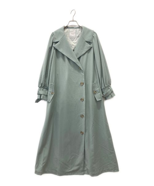 HER LIP TO（ハーリップトゥ）Her lip to (ハーリップトゥ) Belted Dress Trench Coat グリーン サイズ:Mの古着・服飾アイテム