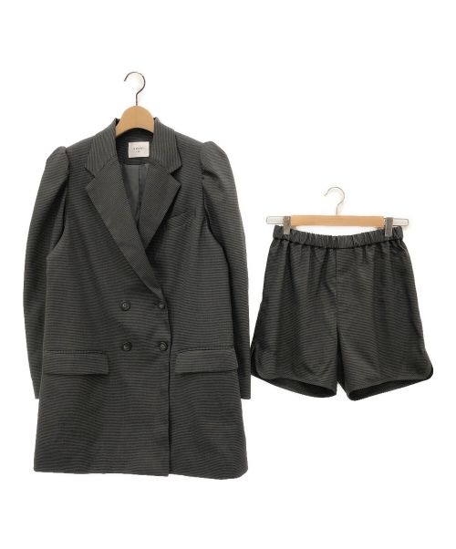 Ameri（アメリ）Ameri (アメリ) CHECK JACKET MINI DRESS グレー サイズ:Mの古着・服飾アイテム