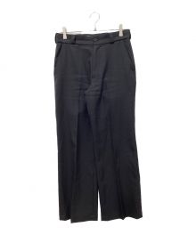 THE SHINZONE（ザ シンゾーン）の古着「CENTER PRESS PANTS」｜ブラック