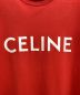 中古・古着 CELINE (セリーヌ) ルーズロゴTシャツ レッド サイズ:XS：38000円