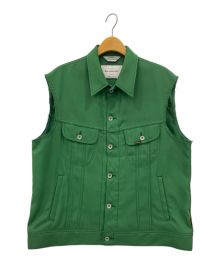 DAIRIKU（ダイリク）の古着「Regular Polyester Vest」｜グリーン