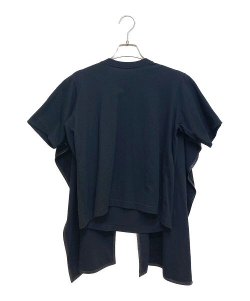 CELINE（セリーヌ）CELINE (セリーヌ) Cloak Cut And Sew (マントカットソー) ブラック サイズ:XSの古着・服飾アイテム