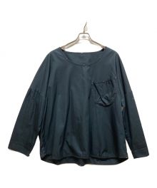 Porter Classic（ポータークラシック）の古着「GABARDINE PULLOVER SILVER RIVET JACKET」｜ブラック