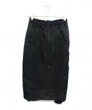 sacai (サカイ) Nylon Twill Skirt / MA-1 Skirt ブラック サイズ:SIZE0