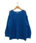 CLANE（クラネ）の古着「HALF SHEER LOOSE MOHAIR KNIT TOPS」｜ブルー